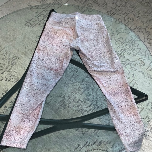Lululemon blue with purple speckle leggings 8 - Picture 2 of 4